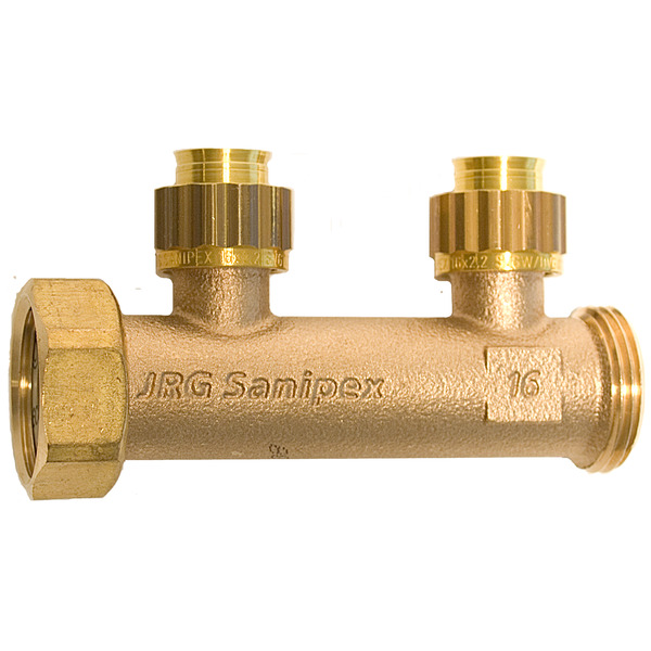 20mm Sanipex fordeler m/2 uttak