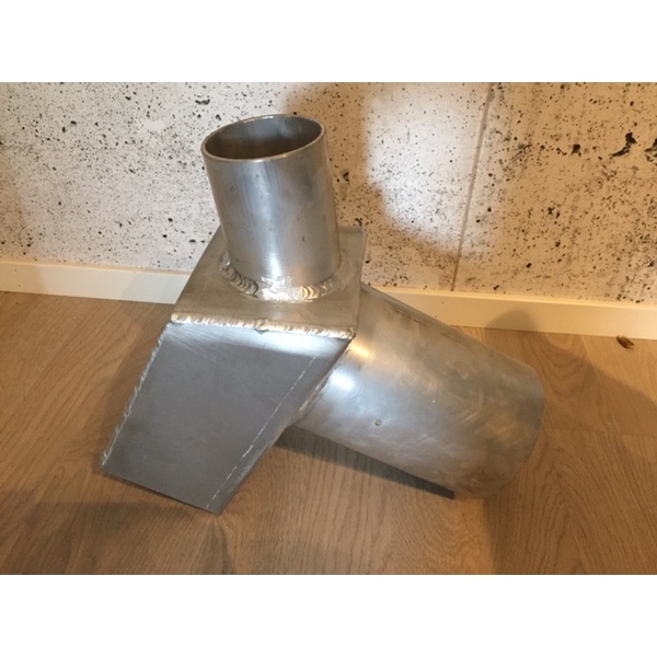 Alu-dykkert m/tine/stake-stuss, 160 mm