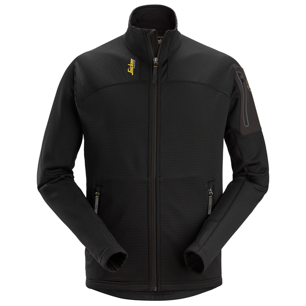 Snickers fleecejakke 9438 sort XL