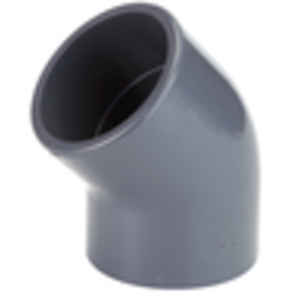 25 mm PVC-U bend 45 TP