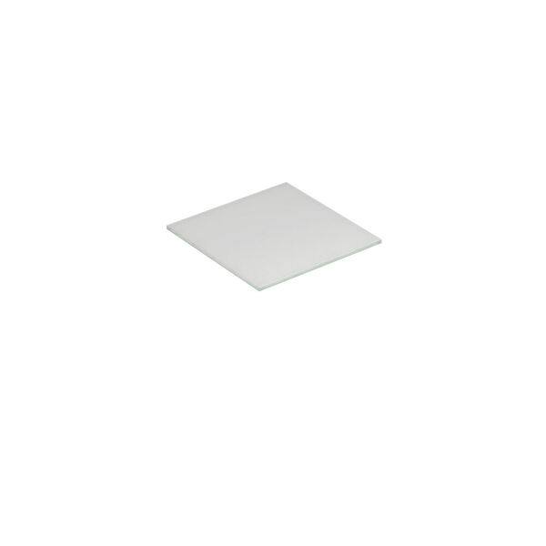 Benkeplate Form 40-59x40, hvit matt