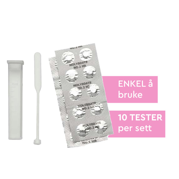 BWT SoluTECH control testsett, 10 tester pr. set