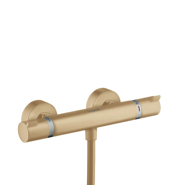 Ecostat Comfort termostat dusjbatteri, børstet bronse