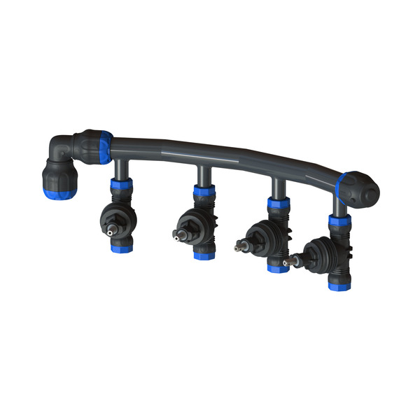50x32 Eco Line manifold 4 kraner, for kummer PN16