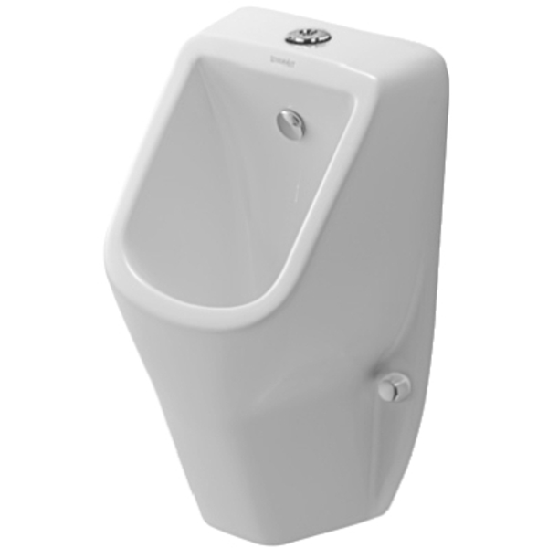 D-Code urinal tilkopling ovenfra u/flue