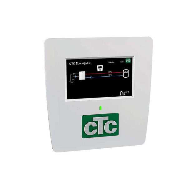 CTC varmepumpestyring Ecologic S, for Ecoair 400/500M/600M