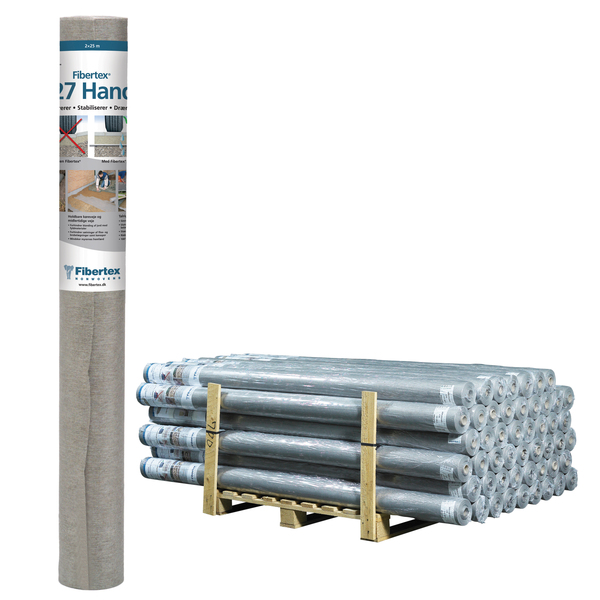 2x25 130g/m2 Fiberduk N2 F-27 grå handy