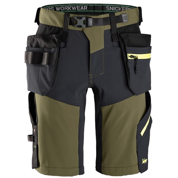 Snickers shorts 6140 kgrønn/mgrå str 46