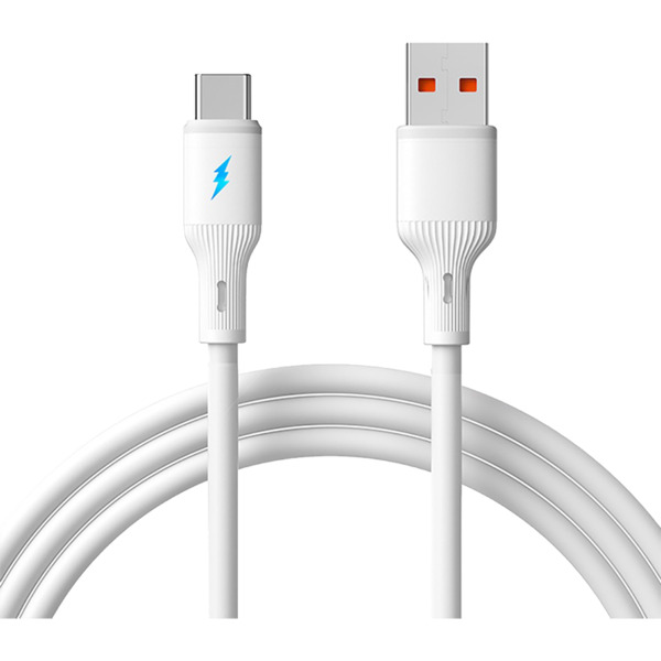 Ladekabel USB-A til USB-C 1 meter, silikon