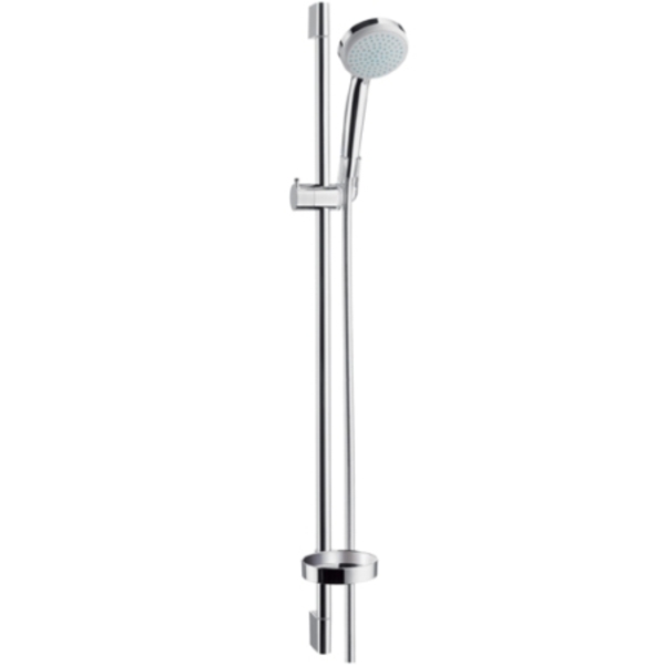 Croma 100 dusjgarnityr m/4 stråler, m/90 cm dusjstang, krom