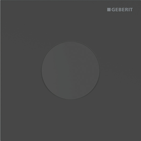 Urinalstyring nettdrift type40 round, matt svart