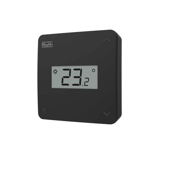 Roth Touchline BL termostat 24V digital, sort