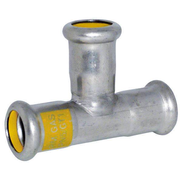 35 mm Inoxpres GAS  T-rør