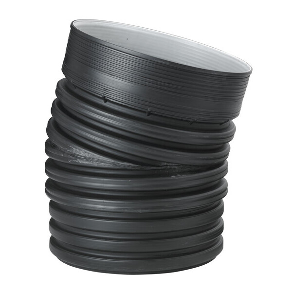 800 mm IQ bend med 1 muffe 15 grader, Eksklusiv pakning
