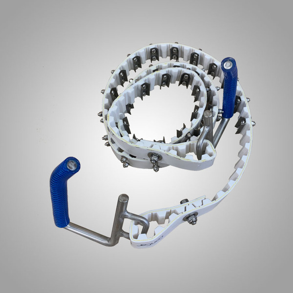 1,8M RENSEBELTE M/KNIVER F/RØR-OVERFLATE