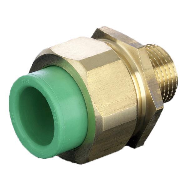 25x3/4 Blue/Green pipe tippunion
