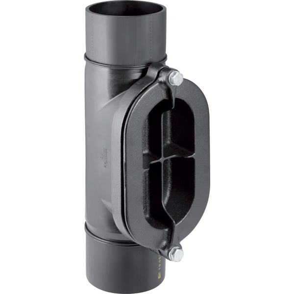 110 mm Geberit PEH stakerør 90, m/oval serviceåpning