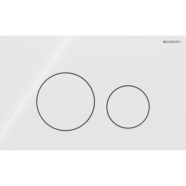 Sigma 40 betjeningsplate round, Hvit