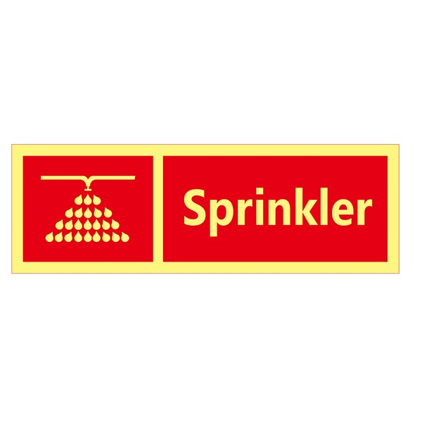 1904 Sprinklerskilt 300x100, sprinkler enkel