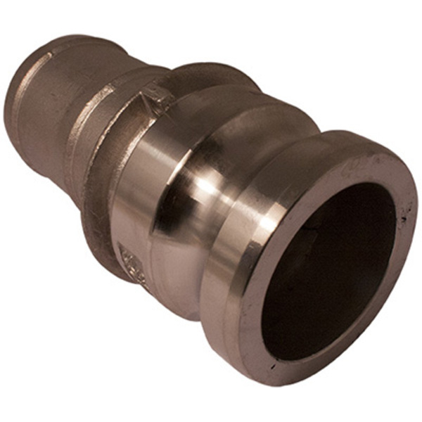 5 Camlock kupling E slipte kanter, AISI 316