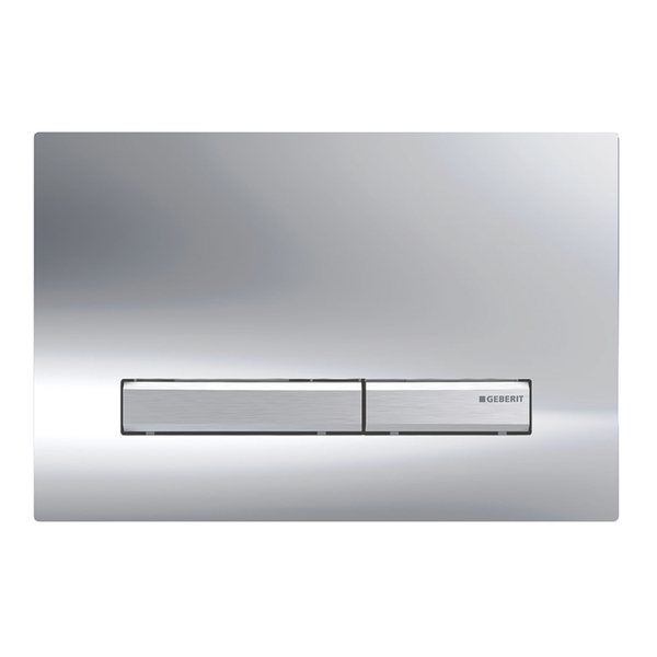 Sigma 50 betjeningsplate, blank krom