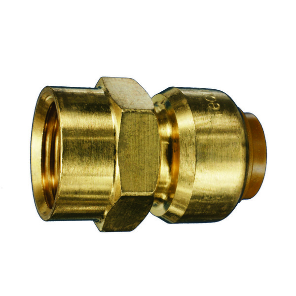 12 mm x 1/2" Tectite Classic union, med innvendig gjenge, messing