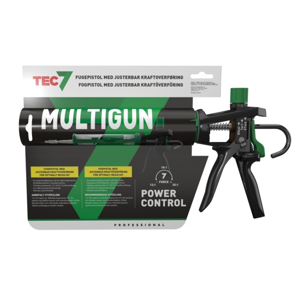TEC7 Multigun fugepistol trinnløs