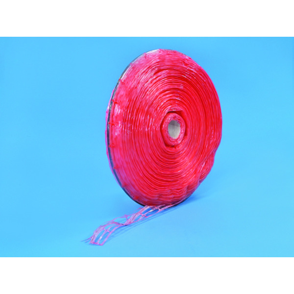 100 mm varselnett uten søketråd, orange, 500 meter pr rull, OBS Fiber!