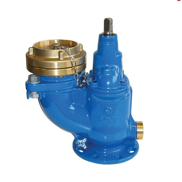 DN100 stengbar brannventil S-0956, Storz-kobling B 2 1/2"