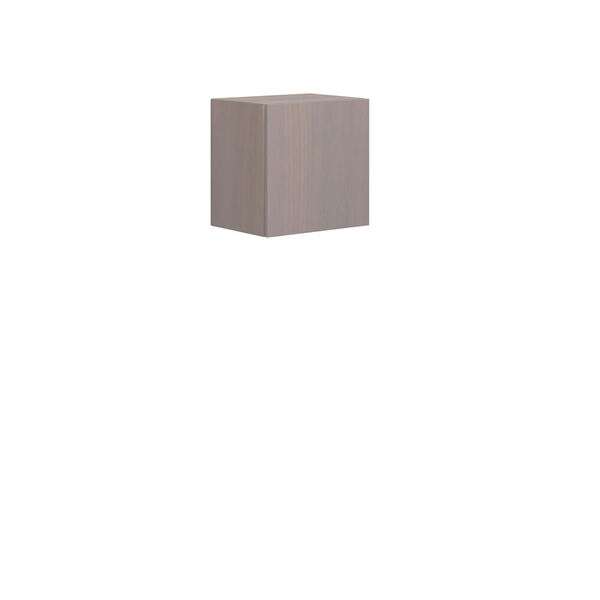 Skap m/1 dør venstre 40x40x30, grå eik