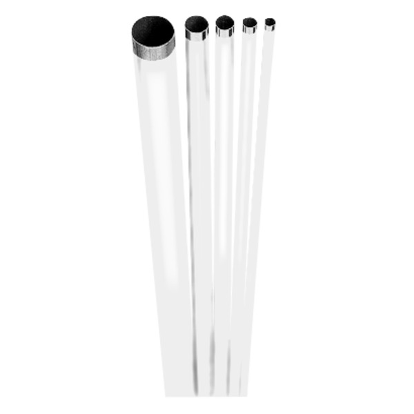 12x1,2 mm Steelpres rør, 6 meter, galvanisert