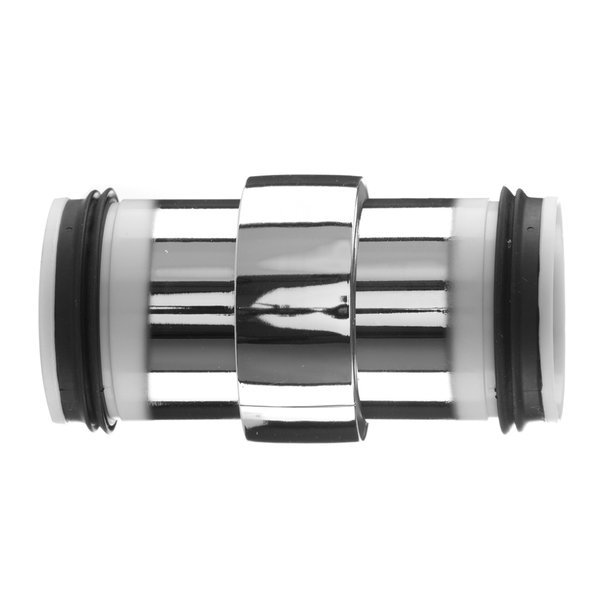 40 mm Smartline skjøtenippel PP, krom