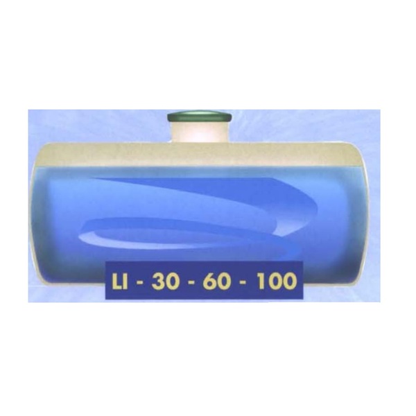 BIA LI-30 samletank 3000 ltr liggende