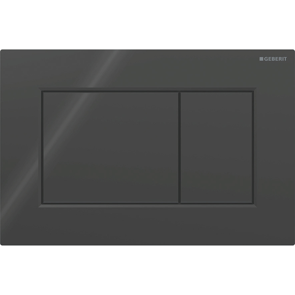 Sigma 01 betjeningsplate Square, 246x164x13, sort