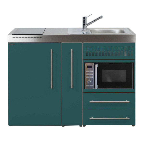 Premiumline minikjøkken 1200 høyre, turkis 740 x 1200 x 980 mm