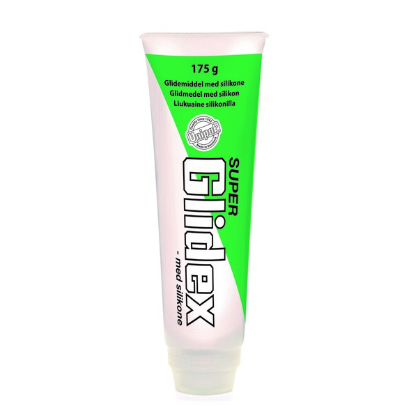 Super Glidex glidemiddel, 175 g tube m/svamp