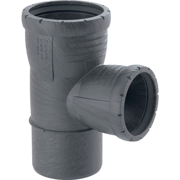 75 x 75 mm Silent-Pro grenrør 87,5°
