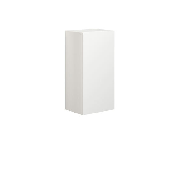 Skap m/1 dør venstre 80x40x30, hvit matt