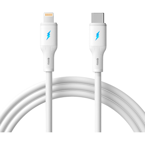 Ladekabel USB-C til iPhone 3 meter, silikon