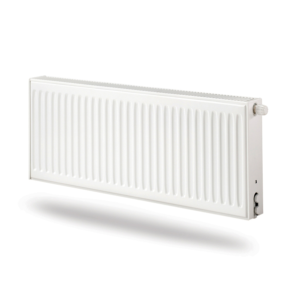 Purmo TP21 410 radiator V4, med veggfeste/ventil