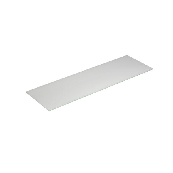 Benkeplate Form 160-179x50, hvit
