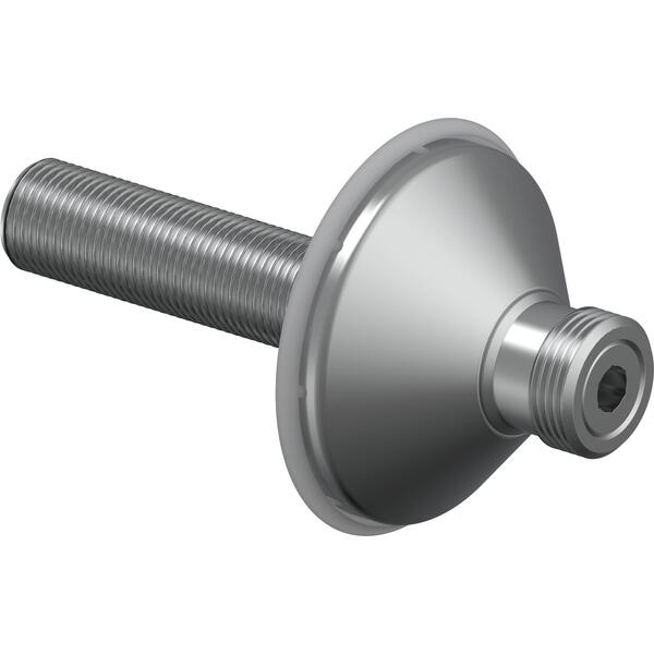 1/2" x 3/4" Aqua Plus rettnippel, lengde 85 mm