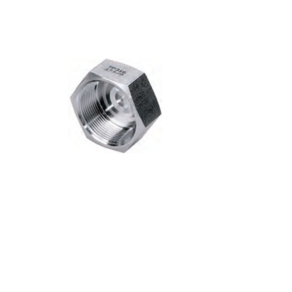 1/8" syrefast kappe 316