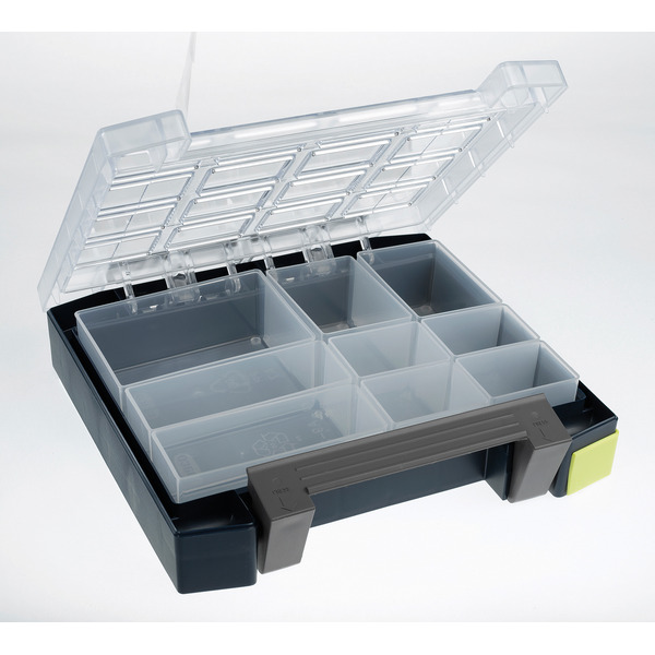 Raaco Boxxser 55 sortimentsskrin, m/9 innsatser