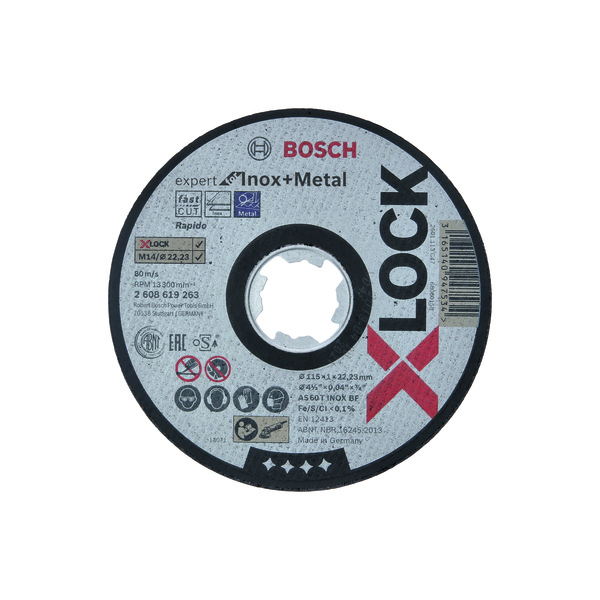 Bosch kappeskive X-lock EFMI, 115x22,2x1,0 mm