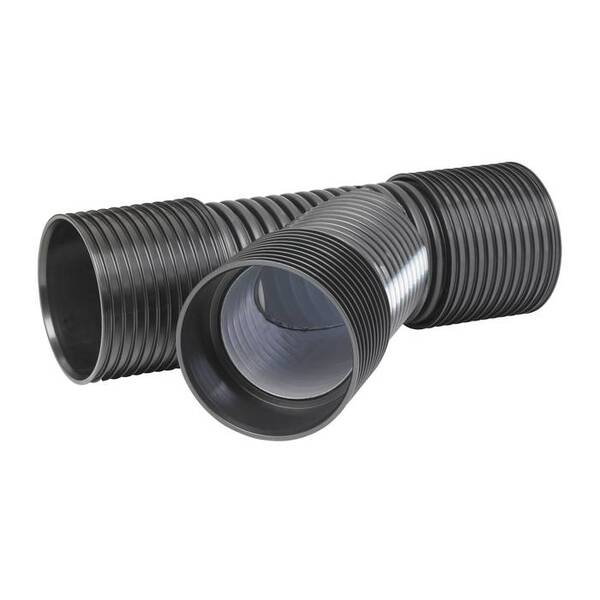 600 / 200 mm IQ grenrør m / 3 muffer 45 gr., eksklusiv pakning