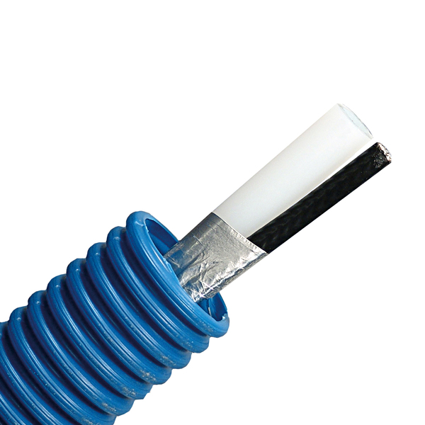 Isolexrør PEX PN10 18x2,5/45, m/selvbegrensende varmekabel 7W 1-100m