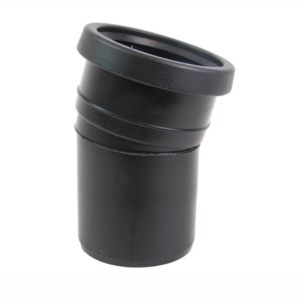 75 mm PP Nordic bend 15° kort