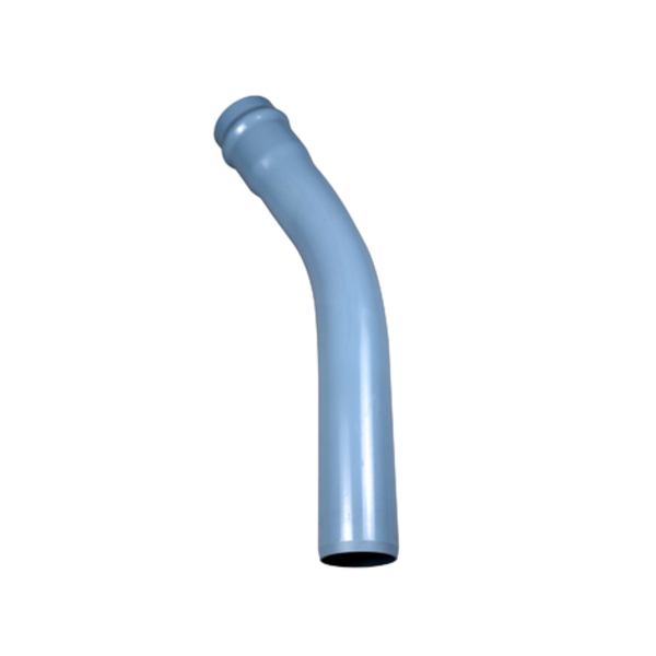 400 mm PVC trykkbend 22° PN12,5, grå