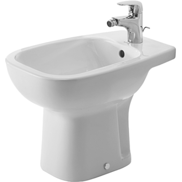 D-Code bidet m/overløp m/1kh, 350x540  mm